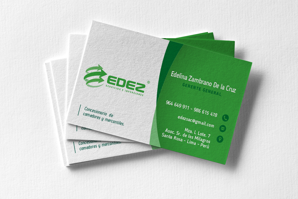 Tarjeta corporativa (Branding) – EDEZ®